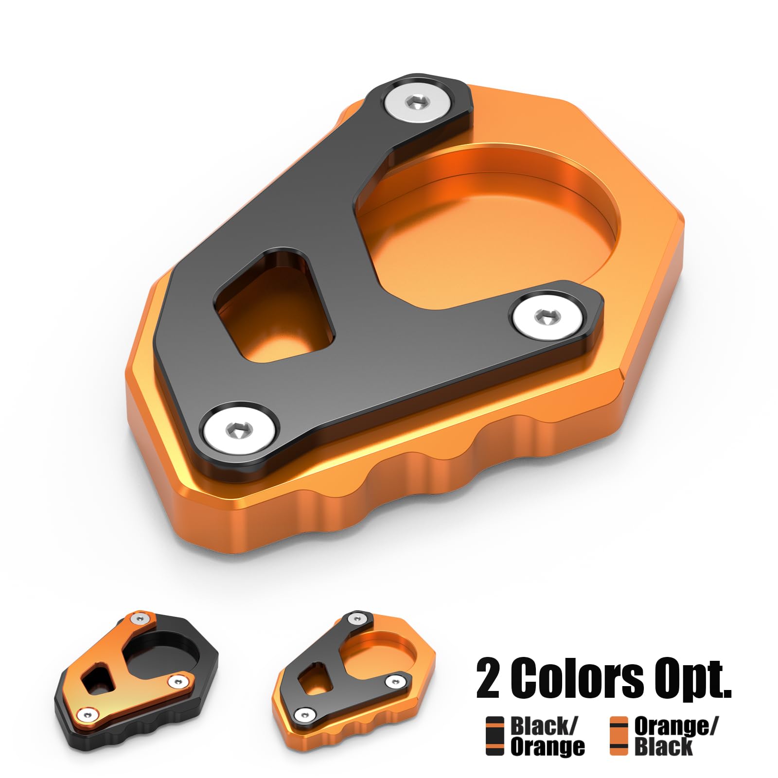 【新品未使用品】EDGE STAND + グチャネジ セット Amazon.com: Orange Kickstand Kick Side Stand Extension Plate